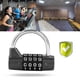 thumbnail image 4 of 4 Dígitos del Dial, Candado, Maleta de Vije, Casillero de Gimnasio, Imbracatura, Cinturón de Seguidad, Combinación de Código, Bloqueo de Contraseña de Seguidad, Plata, 4 of 7