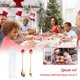 thumbnail image 5 of Juego De Cubiertos De Navidad 2/4/6/8 Uds postre café cuchara dibujos animados árbol de Navidad vajilla utensilios de cocina Sywqhk Libre de BPA, 5 of 6