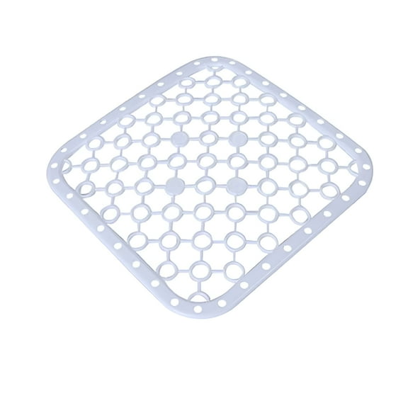 ACDANC 2026 New Silicone Sink Protector Mat-Cover Sink Mat for Kitchen-Silicone Saver Sink Mat Rubber Sink Mats with Drainage Holes,Drying Rack Silicone Sink Mat,Kitchen Sink Dish Drying Mat-White
