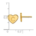 925 Sterling Silver Gold Plated Letter Name Personalized Monogram ...