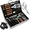 Brown, variant on 35-Piece Brown Stainless Steel BBQ Grill Tool Set with Aluminum Case
