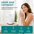 thumbnail image 2 of SereneLife Counter Towel Warmer Bucket - with Customized Fragrance for Spa and Bathroom, Luxury Towel Heater, Auto Shut Off, Fits 1 Large Towel, Blanket, Bathrobe, PJs (Cherry), 2 of 7