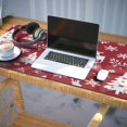 thumbnail image 3 of Long Mouse Pads for Desk,Red Christmas Tree and Deer Pattern Desk Mats on Top Of Desks, Desk Mouse Pad Extra Large with 3mm Non-Slip Base and Stitched Edge for Gaming,Office,Work,Home 35.4x15.7in, 3 of 5