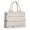 Beige Christmas Tree, variant on Large Capacity Tote Bag,Beige Christmas Santa Pattern Handbag Fashion Luxury Tote Bag,15.7"x13"x 5.1" Inches,Laptop Compatible