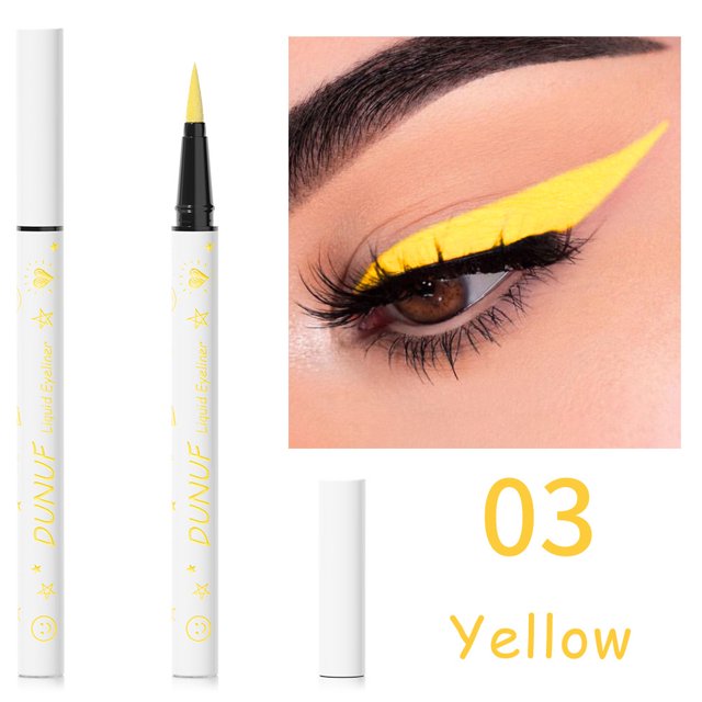 Delineador de ojos líquido XUQIANG 12 colores mate ultrafino resistente al agua