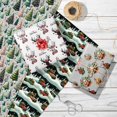 thumbnail image 6 of RiukRaiu Funny Christmas Wrapping Paper for Kids Adults - Muscular Santa and Reindeer, Red/Green Rustic Trucks, Xmas Trees Designs - Holiday Gift Wrap with 6 Jumbo Sheets, 40 x 28 Inches Each, 6 of 8