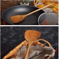 thumbnail image 5 of Dosaele Wooden Spatula. Long handle Spatula for cooking.Handmade for Kitchen Cookware. (Spatula), 5 of 6