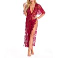 thumbnail image 1 of Conjunto de lencería Babydoll Dress High Slit Porno Vestido largo Pijamas sexuales Ropa de dormir femenina Ropa de dormir FLhrweasw Para estrenar, 1 of 1