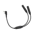 thumbnail image 3 of Adaptador de cable para auriculares con micrófono ANGGREK Adaptador de radio Walkie talkie Puerto K de 2 pines, 3 of 8