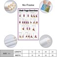 thumbnail image 5 of AVOI Chair Yoga Practice Poster for Seniors Yoga Room Poster Canvas Painting Posters & Prints Wall Art Pictures Yoga Poster with Poses for Living Room Bedroom Decor Unframe: 16x20inch(40x50cm), 5 of 5