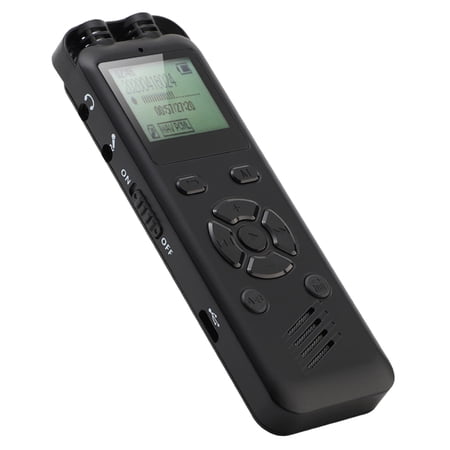 M Buder 32GB Digital Voice Recorder Voice Activated Audio Recording Device, Noise Reduction with Playback MP3 Music Player for Lectures Meetings Class