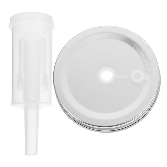COMPUKAS Mason Jar Fermenting Lid Gas Release Plastic and Aluminum Kitchen Use 1Pack