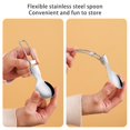 thumbnail image 2 of PP Lunch Box Solid Color Portable Washable Nonslip Lifting Handle Replacement Leakproof Shockproof Thermos Container Beige White 1 Layer, 2 of 9