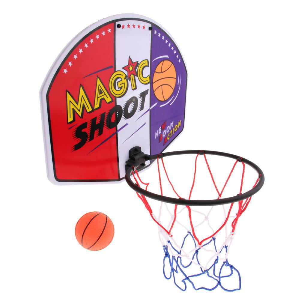 Indoors Mini Basketball Hoop For Door Wall Portable Shatterproof 40x31cm 