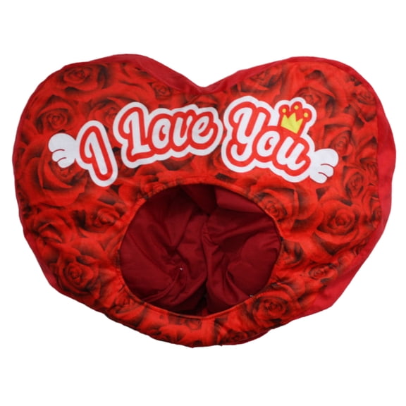 Petitebelle Valentine's Day I Love You Floral Rose Heart Costume Party Hat