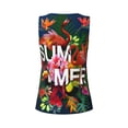 thumbnail image 5 of Gaeub Summer Birds and Flowers Women's Workout Tank Tops Lightweight Sleeveless Shirts for Women for Athletic Running Tennis Yoga - XX-Large, 5 of 9