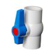 thumbnail image 1 of Válvula de bola de PVC Fácil instalación Accesorios versátiles Válvula de cierre de agua para 50 mm blanco, 1 of 9