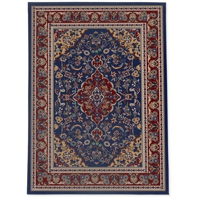 KASHAN NAVY Outdoor Rug By Kavka Designs