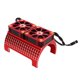 thumbnail image 4 of Ventilador de refrigeración doble con disipador de calor de aleación de aluminio para motor RC de 5 a 7,4 V, escala 1/5, accesorios para Traxxas Red, 4 of 14