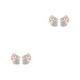 thumbnail image 2 of Jumpingount 2 pack/lot Look con estos bonitos y minimalistas pendientes de tuerca para mujer delicados pendientes de plata para mujer declaración oro rosa 1 2Conjunto, 2 of 6