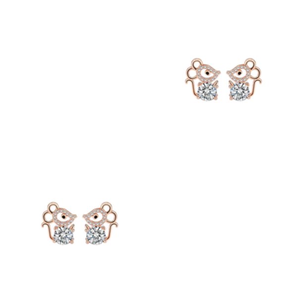Minnieouse 2 piezas destacan entre la multitud con estos pendientes únicos y elegantes para mujer Pendientes de plata minimalistas para mujer oro oro rosa 1 2Conjunto