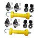 thumbnail image 1 of 2 Piezas Manija de Cerca Eléctrica Juego de Puerta Aisladores Anclas Accesorios para Ganadería Funcional Resorte Interno Material Duradero Adecuado para Instalaciones en Jardín Rancho, 1 of 9