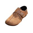 thumbnail image 5 of WHLBF Womens Shoes Slip-on Casual Style Solid Color Shallow Mouth Outdoor Wear All-Match Flat Bottom Moccasins Shoes Loafers Size 7, 5 of 9