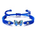 thumbnail image 4 of Misterolina Simple Braided String Bracelet For Women Blue Butterfly A8 Adjustable Gift, 4 of 7
