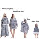thumbnail image 1 of Sudadera con capucha de gran tamaño Wearale con manta de franela Sherpa polar cálida y suave para invierno para niños y adultos, jersey cómodo, 1 of 6