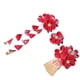 thumbnail image 3 of 3 pinzas para el cabello de flores de tela de estilo japonés, pasador, pinzas laterales para el cabello, accesorios para el cabello (rojo), 3 of 5