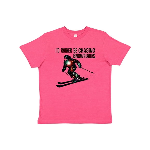 Inktastic Funny Skiing Joke for Skier Youth T-Shirt