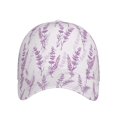 thumbnail image 2 of Naloa Original Classic Low Profile Hat Men Women Baseball Cap Dad Hat Adjustable Unconstructed Lavender Flowers Print Cap, 2 of 9