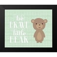 thumbnail image 2 of Robinson, Tamara 14x12 Black Modern Framed Museum Art Print Titled - Be Brave Bear, 2 of 5