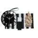 thumbnail image 2 of Reloj De Pared Acrílico Decorativo Clásico Cristiano Católico Escultura Resina Estatua Estatuilla Para Hotel Oficina Hogar Decoración Simple Reloj De Pared Redondo, 2 of 8