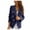 Blue, variant on Dyfzdhu Blazers for Women Plus Size Long Sleeve Formal Suit Jacket With Pockets Work Office Slim Blazer Beige