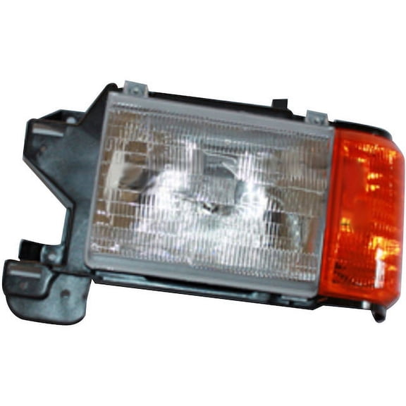 Left Headlight Assembly - Compatible with 1987 - 1991 Ford F-150 1988 1989 1990