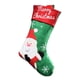 thumbnail image 1 of Xihbxyly Calcetín Navideño con Diseño de Reno de Papá Noel, Material de Alta Calidad, Decoración Navideña, Bolsa de Regalo para Dulces, Ideal para Fiestas Navideñas, Color Rojo y Verde, 30 Cm., 1 of 4