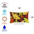 thumbnail image 2 of Toland Home Garden Set of 2 Leafy Leaves Fall Pillow Covers 12x18 Inch Autumn Throw Pillows, 2 of 4