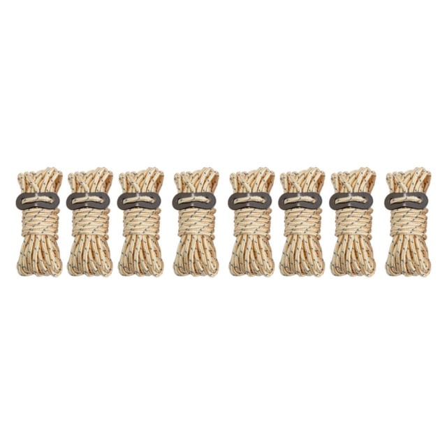 Shengyu 1/2/3 4X Tent Lanyard Reflective Rope Wind Cord High-strength Fine Workmanship DIY Prop Universal Outdoor Accessories Replaced Part Khaki 2PCS