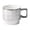 B, variant on European Style Silver Ceramic Mug Set - Elegant Coffee and Water Cups for Home and Office Use