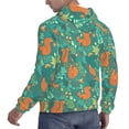 thumbnail image 6 of Lsque Fall Forest Squirrel Pattern Casual Men's Hoodie,Hooded Sweatshirt with Kangaroo Pocket,Pullover Hoodie-Small, 6 of 7