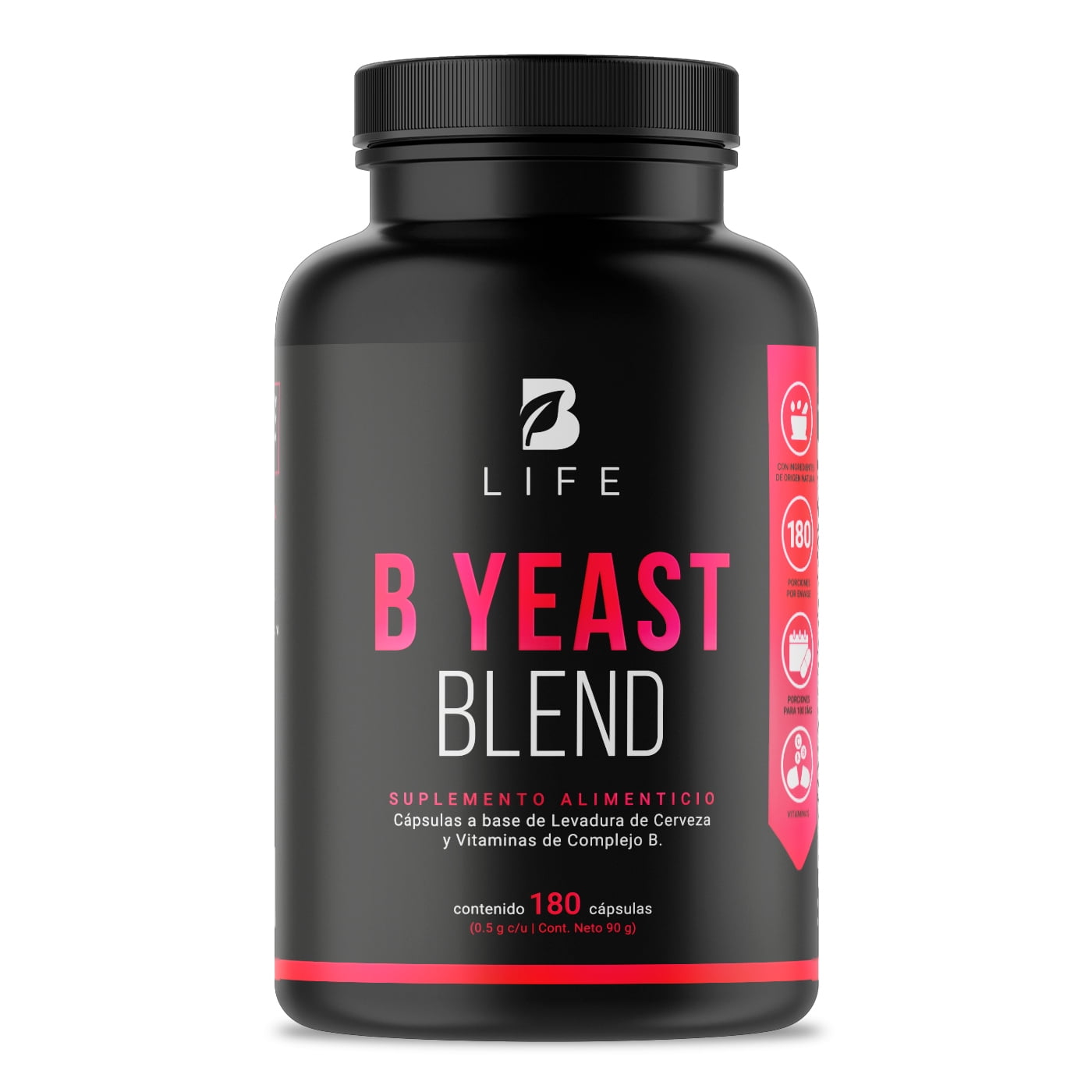 Complejo B BLIFE 180 Cápsulas Levadura de Cerveza Vit B1 B2 B5 B6 B12 ...