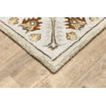 thumbnail image 2 of Oriental Weavers Alfresco Area Rug 28403 Traditional Ivory Bordered Bulbs 2' 6" x 8' Rectangle, 2 of 2