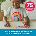 thumbnail image 3 of Educational Insights Storytelling Dominoes, 77 Pieces, Alphabet Learning Tiles, Montessori Toys and Games, 3 of 7
