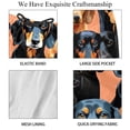 thumbnail image 4 of luoweisi Men's Beach Shorts Quick Dry Swim Trunks with Mesh Lining Dachshund L, 4 of 5