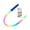 Blue, variant on Portable Handheld 3 Color Pliable Light Tube 0.5 Meter Multicolor Shine Stick for Camping Outdoor Lighting and Decorate