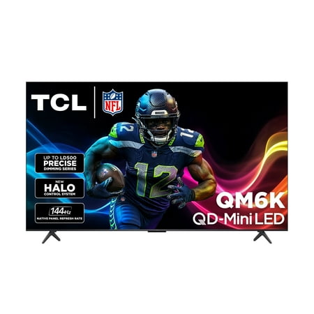 TCL 65" QM6K Series QD-Mini LED QLED 4K UHD Smart TV with Google TV (NEW 2025) 65QM6K