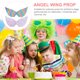 thumbnail image 5 of EeaseMX 2 alas de ángel decorativas para niños, alas de hada, decoración de actuación, accesorio de cosplay, 5 of 7