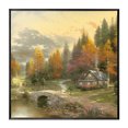 thumbnail image 1 of Thomas Kinkade la Vallée de la Paix - Papiers Peints Encadrés de 36 x 36 Po, 1 of 1