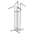 thumbnail image 1 of Econoco K15 Tube Carré 4 Voies avec Accoudoirs Inclinés - Chrome, 1 of 1